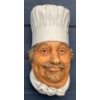 Image 1 : Bossons Congleton England Figure, 'Chef' (Slight Chipping) - Hangable 