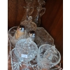 Image 3 : Glass Serving Essentials Including: Tray 13" Diameter, Bowl, Butter Dish, Cream/ Sugar and More!