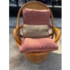 Image 1 : Ratan Swivel Chair (32" X 31" X 38")