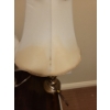 Image 3 : Pair of Shabby Chic Table Lamps 25T - 1 Shade Has Discoloration