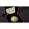Image 3 : 2014 $20 Water-lily and Venetian Glass Leopard Frog - 99.9% Fine Silver Coin