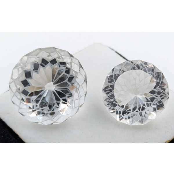 65.9 ct Certified Mermaid Quartz gemstone Pair ($6,920 Appraisal)
