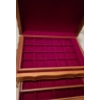 Image 2 : Wooden Jewelry Boxes- Largest: 16.5 W, 11 D, 7 T, Medium: 13 W, 9 D, 5 T, Small: 13 W, 9 D, 3.5 T
