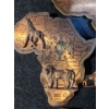 Image 3 : Kenya Plate and Clock Decor- Largest Clock: 16 X 18