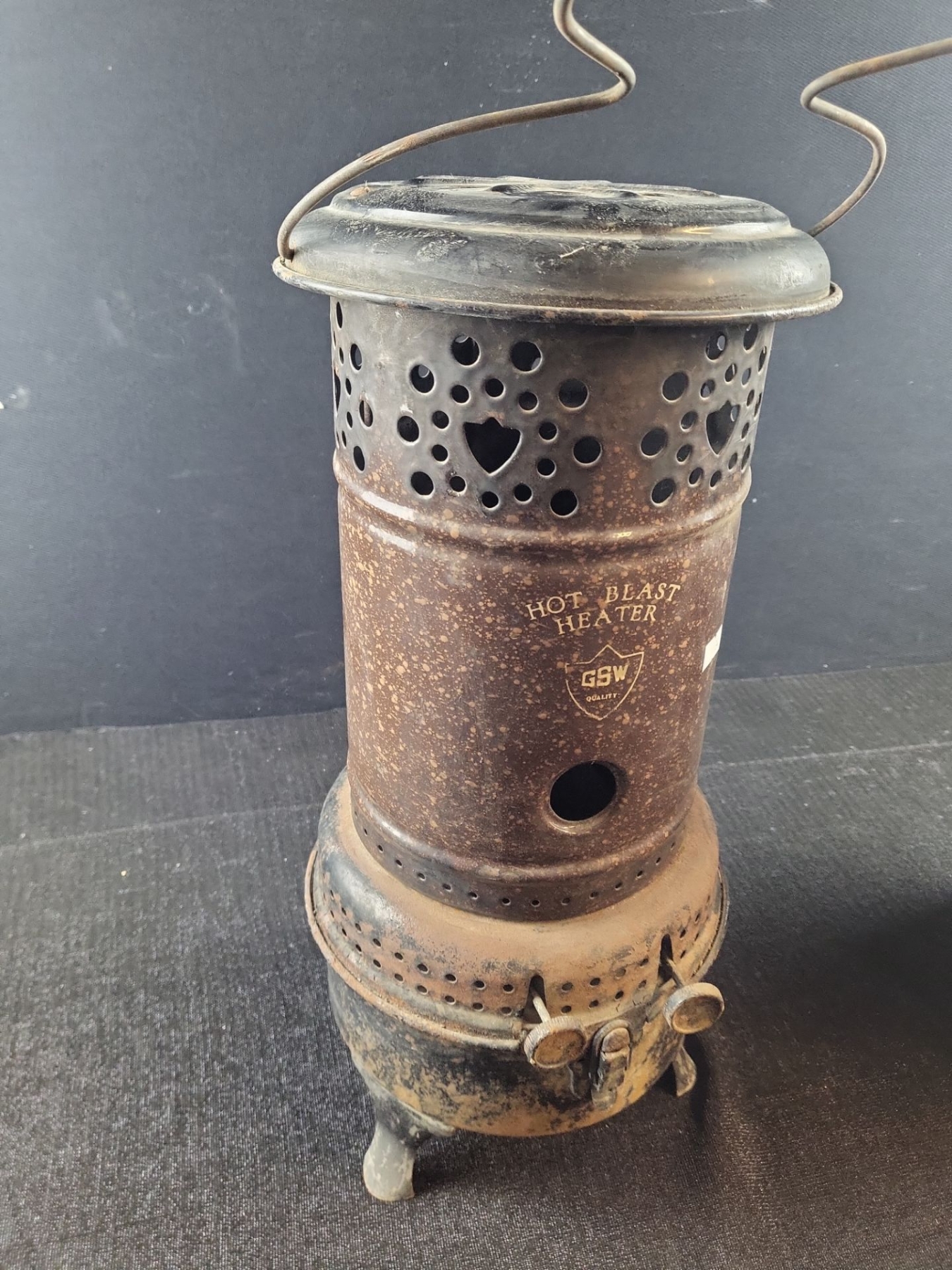 Hot Blast Heater - Small Oil Heater Set - Beck Auctions Inc.