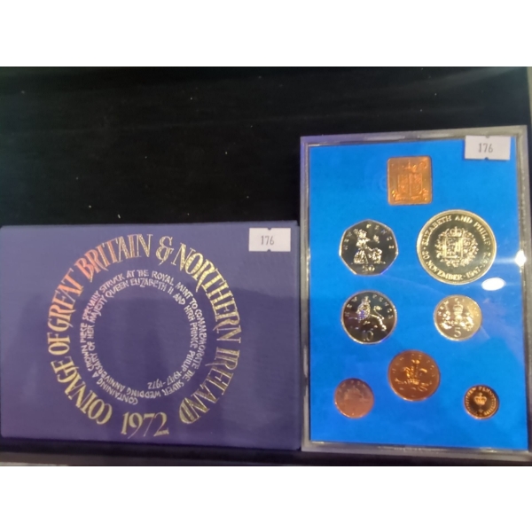 Royal Mint 1972 The Coinage of Great Britain & Northern Ireland (incl. Silver Wedding Coin) 