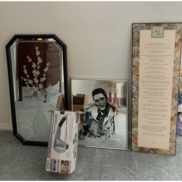 Assorted Wall Hangings - Elvis Mirror 23T & More