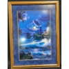 Image 2 : Large Framed Ocean Beach Scape