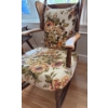 Image 2 : Floral Cloth Rocking Chair - 33T