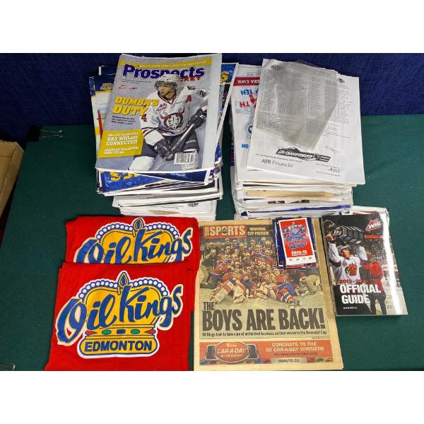 Oil Kings T Shirts and Game Programs