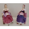 Image 1 : Pair of England Coalport 'Barbara' Figurines - 5T Each