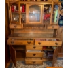Image 2 : Beautiful Solid Wood China Cabinet Cottage Style  Cupboards & Drawers w/Glass  Lots of Storage!