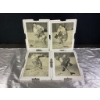 Image 1 : Four Autographed Vintage Hockey Player Photos in Protective Cases