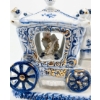 Image 3 : Porcelain Figurine Of Victorian Royal Carriage With Two Horses A Coachman & A Princess Figure Inside