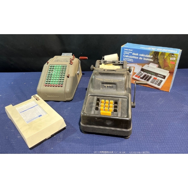 3x Adding Machines