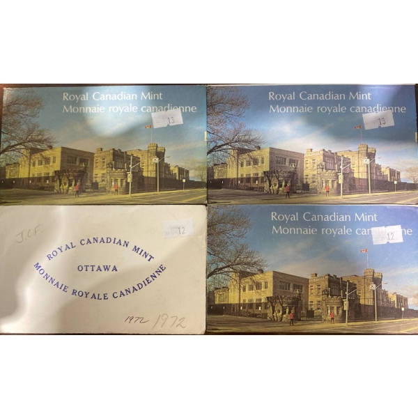 1972 Royal Canadian Mint Uncirculated Coin Set in Original Packaging
