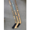 Image 5 : Three Vintage Wooden Hockey Sticks