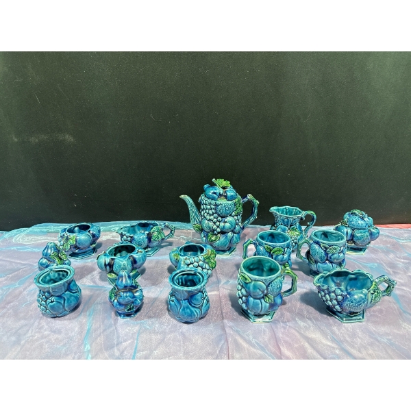 Inar co Blue Fruit China Set - No Placesettings