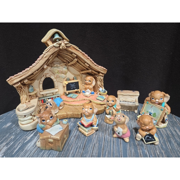 Pendelfin Old School House No.1056331 (12"T) With Euclid No.1056332 + More