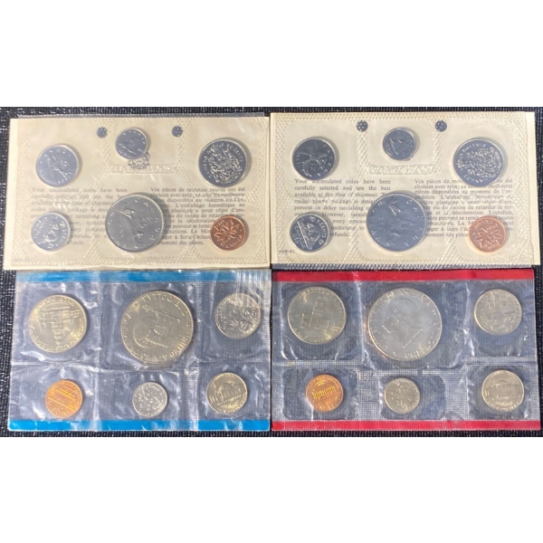 American & Canadian Uncirculated Coin Set