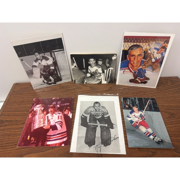New York Rangers Hockey Memorabilia and Autographed Photograph