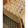 Image 2 : 3 Antique Wooden Crates Filled with Egg Holders