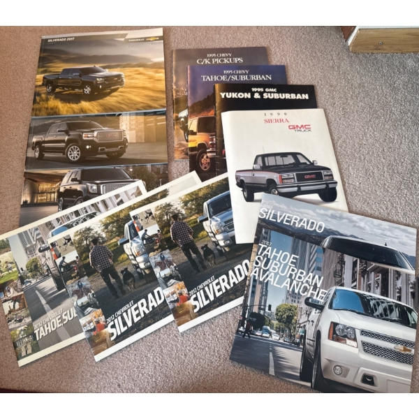 Assorted Automotive Brochures - Chevorlet & GMC