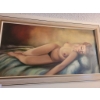 Image 2 : Framed Oil Painting of Reclining Nude With Unknown Signature