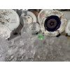 Image 3 : Large Lot of Crystal Goblets and Decanter, Anniversary Plates.