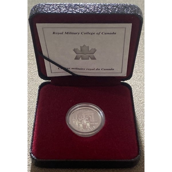 2001 Royal Military College of Canada 5 Cent 92.5% Silver 5.35 Grams