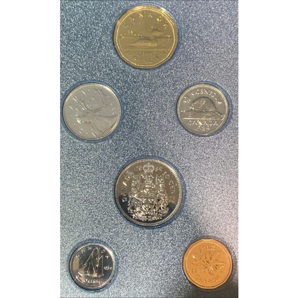 1989 Royal Canadian Mint Uncirculated Coin Set