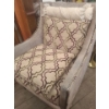 Image 1 : Moroccan Upholstered Wing Accent Chair