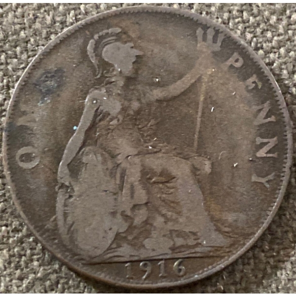 1916 Great Britain Penny