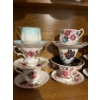 Image 1 : Collection of six tea cup, and saucer's bone China.