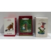 Image 1 : Disney- High Flying Hero, Alice meet the Cheshire Cat, Tick Tock Croc Hallmark Ornaments