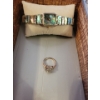 Image 2 : Stamped 925 Ring, Mother of Pearl Quartz Watch, Bangles, 