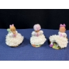 Image 2 : Meissen Dresden Floral China Figurines (CANNOT SHIP)