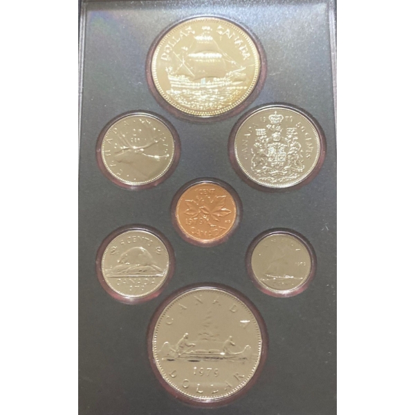 1979 Double Dollar Proof Coin Set Silver Dollar 50% Silver 23.3 Grams