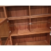 Image 7 : Wooden Bookcases/ 3 Pieces- Small: 23.5 X 17.5 X 68, Larger w/ Glass Doors: 47.5 W