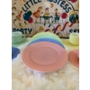 Image 2 : Vintage 1930s Little Hostess Party Tea Set in Original Box, Pastel Colors, 16 Pieces
