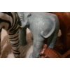 Image 9 : Wood Decor and Mosaic Vase: Elephant 12 W, 12 T, Vase 8.5 T, Polished Wood Bowl 16 X 11 and More!