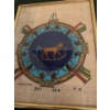 Image 3 : Zodiac "LEO' Art w/ Vintage Barometer 7x9