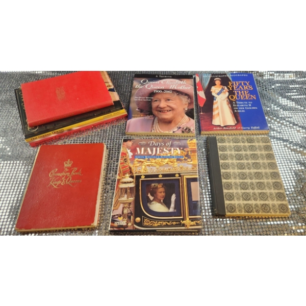Collectible " Queens Silver" Hardcover Book with Other Royal Reads