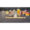 Image 1 : Charming Vintage Baking Brand Containers and Utensils for a Retro Splash in Your Home