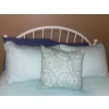 Image 4 : Queen Bed Bundle - Frame Headboard Mattress & Linens