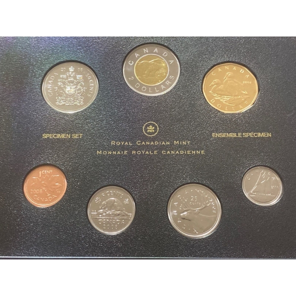 2008 Canadian Specimen Set