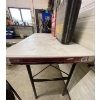 Image 2 : Foldable 4-Foot Table w/ Dewalt 12V Drill & Battery + Empty Hilti Carrying Case