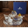Image 1 : Swarovski Crystal Mandarin Ducks Figurine with Original Box