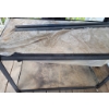 Image 3 : 4 Shelf Metal Storage Rack With Wooden Shelves and Accessories