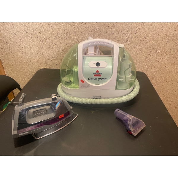 Bissel Little Green (Complete) and Shark Iron